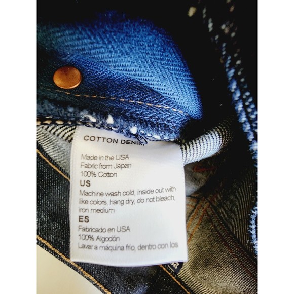 Freenote Cloth The Avila Taper 14.50 Ounce Kaihara Denim Slim Fit Size 29 - Picture 6 of 8